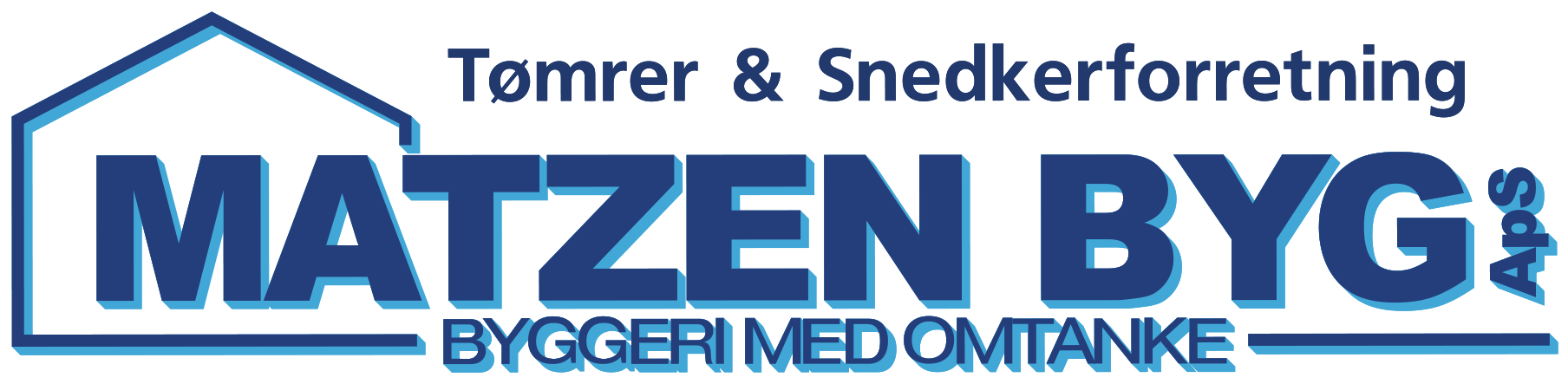 MatzenByg logo Blå